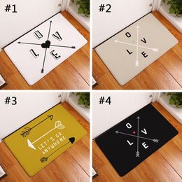 Carpets Arrow Pattern Printed Pink Kitchen Floor Mats Hallway Decorations Starter Mat Furniture Accessories MatCarpets