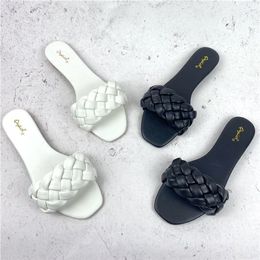 Shoes Women Indoor Tkhot Summer Sandals Slide Soft Non-slip Bathroom Platform Home Slippers Sendal Teplek Datar Wanita #2