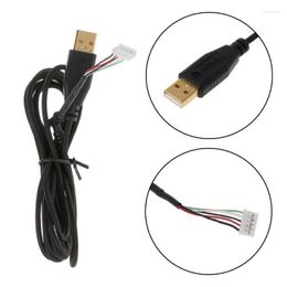 Computer Cables & Connectors Gold Plated Durable Nylon Braided Line USB Mouse Cable Replacement Wire For Razer Imperator Gaming MouseCompute