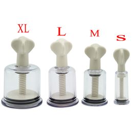 1 PC Women Breast Nipple Sucker Clitoris Massager Clamps Pump Enlarger Adult sexy Products 4 Sizes For Choose