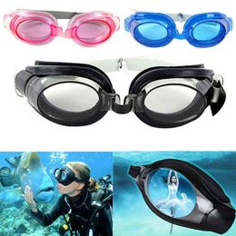 Swimming Three-piece Earplugs Nose Clip Goggles Colour Random Pool Goggles Adjustable Anti Fog Adult Kid Swimming Accessories Y220428