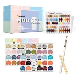 NXY Nail Gel Supply One Stroke of Color Painting 5g Thick Jelly Mud Full Coverage Paste Soak Off Uv Led Polish 0328