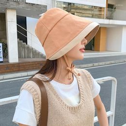 Wide Brim Hats 2022 Brand Women Sun Hat Summer Caps Folding Sunscreen Anti-uv Big Ladies Outdoor Hiking Travel Beach Wind Rope Scot22