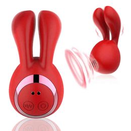 NXY Vibrators Clit Sucking Rabbit Vibrator For Women 8 Vibrations Nipples Clitorals Stimulator Penis Massager 2 In 1 Sex Toy Couple Pleasure 220427