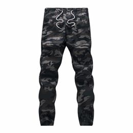 M5XL Mens Boutique Autumn Pencil Harem Pants Men Camouflage Military Pants Loose Comfortable Cargo Trousers Camo Joggers 220816