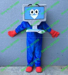 Mascot doll costume Syflyno Make High quality EVA Material computer Mascot Costume Cartoon Apparel Halloween Birthday 620