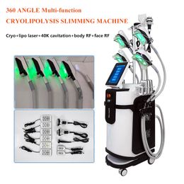 360 Vacuum Cryolipolysis Machine Body Slimming Machine Fat Freeze for Chin Cryotherapy Beauty Equipment Cellulite Reduction