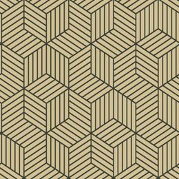 Wallpapers Black And Beige Geometry Stripped Hexagon Peel Stick Wallpaper Stripes Self Adhesive For Bedroom Wall DecorWallpapers WallpapersW