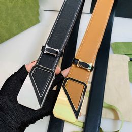 2023 Fashion Brand Belt Genuine Leather Letter Designer Style Men Women Steel Buckle Belts Top Quality Width 3.8cm 5 Colours