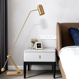 Floor Lamps Nordic Arc Shape Lamp Modern E7 Standing Light For Living Room Bedroom Study Decor LightingFloor