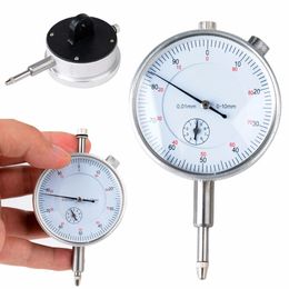 Dial Gauge Indicator 0-10mm Measurement Instrument 0.01mm Accuracy Metal For Precision Tool Woodworking Measurement Tools