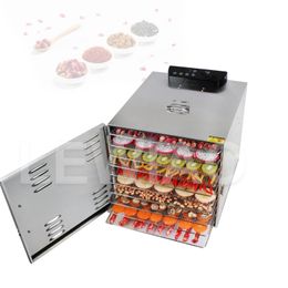 Electric Countertop Food Dehydrator Machine Multi Layer Meat Beef Dryer Fruit Vegetable Dryer Stainless Steel