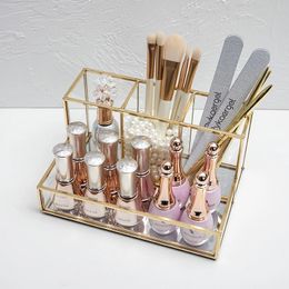 Cosmetic Make Up Organizer Storage Boxes Makeup Tools Clear Makeup Brush Holder Case Lipstick HH22-256