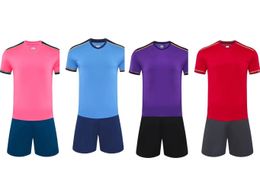 hot yakuda Design Custom Soccer Jerseys Sets Men's Mesh training Football suit adult custom logo plus number With Shorts Customised Uniforms kits Sport