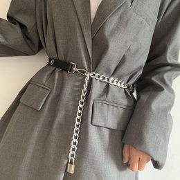 Belts High Quality Dress Decoration Women Ladies Punk Style Waist Waistband Chain Thin Belt
