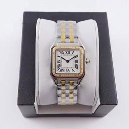 2023 Classic Women Watch 22x22 mm & 27x 27mm small dial Gold watches/Silver 904L Steel Quartz Lady Watch With diamond wristwatch luxury