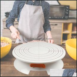 Baking Pastry Tools Bakeware Kitchen Dining Bar Home Garden Cake Decorating Table Can Be Fixed Light Turntable Diy Kitchen Baki Dhyfj