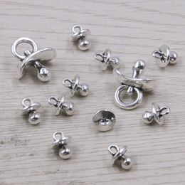 Charms Big 20Pcs Small 60Pcs Metal Alloy Baby Pacifier Nipple Daily Necessities Pendants For Jewellery Making DIY Handmade CraftCharms