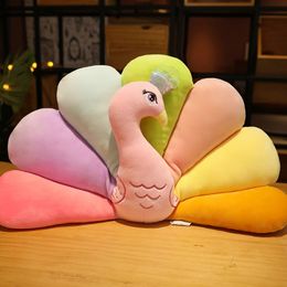 Girl`s toys Stuffed Animals & plush pillow Peacock open screen cushion plush dolls Perfect for homes and gift