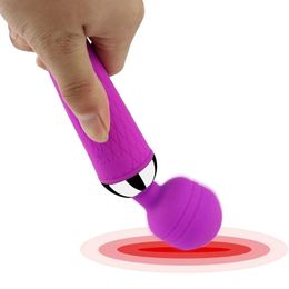 toys magic UK - Sex Toy Massager Av Magic Stick Vibrator Powerful Oral Clit Vibrators Usb Charge Anal Stimulator Adult Toys for Women Silicone Product