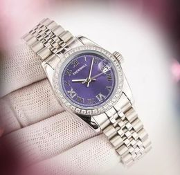 Popular Roman Dial Diamonds RIng Watch 31m Women Mechanical Automatic Movement Self-Winding 904L Stainless Steel Limited Elegant wristwatch birthday gifts