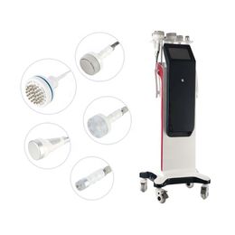 6 in 1 body shaping 40KHZ cavitation vacuum RF vibration handle light bio heat therapy fat reduction ultrasonic beauty machine