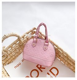 Children Flower Handbags 2022 Designer Kids Mini Shell Bags Cute Baby Girls Chain Crossbody Bag Zero Wallet