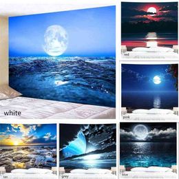 Home Decor 3D Printing Carpet Bedroom Living Room Background Cloth Hanging Photo Wall Carpets Tapiz J220804