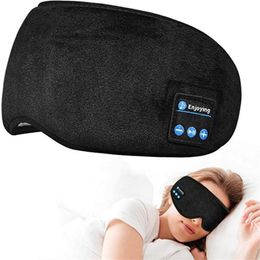 Berets Wireless Bluetooth 5.0 Headphones Eye Mask Sleeping Music Headset EarphoneBerets