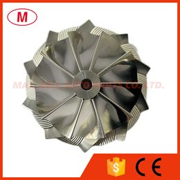 TD04HL 50.38/68.00mm 10/0 blades Reverse High Performance Turbocharger Turbo Billet compressor wheel Aluminium 2618 Milling wheel for Vol/vo Cartridge/CHRA/Core