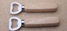 Hot Sell Wholesale Personalised Wood Beer Bottle Opener For Wedding Party Gift