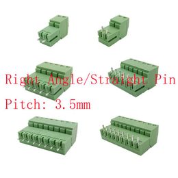 pcb block Canada - Other Lighting Accessories 5Pairs Right Angle & Straight Pin 15EDG KF2EDG 3.5 Mm PCB Screw Terminals Blocks Plug Socket Connector 2 3 4 