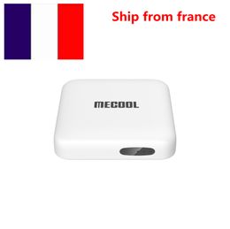 ship from france Mecool KM2 Android 10.0 TV Box Netflix Google Certificated ATV Amlogic S905X2 2GB DDR4 2.4G 5G Dual WiFi HDR 10