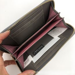 Designer Long Wallets Zipper Coin Purse Cloth Card Holders