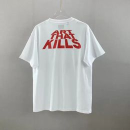 22ss Summer Art T-shirts Fashion Mens Short Sleeve Tee Women Clothes Casual Cotton Tshirts