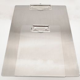 Metal Clipboard Writing Pad File Folders Document Holder Desk Storage School Office Stationery Supply 2 Sizes