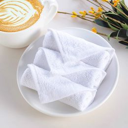 Small Square Towel Kindergarten Pure Cotton Children White Small Towels 30*30cm Household Wipes