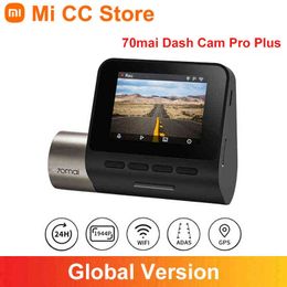 Global Version 70mai Smart Dash Cam Pro Plus A500S Car DVR Built-in GPS 1944P Speed Coordinates ADAS 24H Parking Camcorder H220409 on Sale