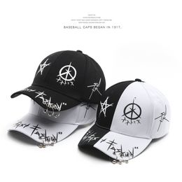 Stingy Brim Hats Topi Bisbol Hip Hop Slecplankton untuk Pria dan Wanita Gambar Grafiti Modis Pantai Musim Panas Atasan Keras Katun Uniseks 220618