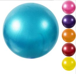 25cm Thicken Yoga Balls Fitball Exercise Gymnastic Fitness Pilates Gym workout Balance Balls home Indoor Training mini anti burst Ball wholesale