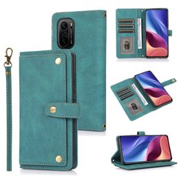 Leather Cases For Xiaomi Mi 10T 11 Pro 10 Lite 11i Poco F3 X3 NFC Wallet Flip Card Slot Cover Redmi Note 10 9 10S 9S