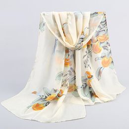 30 Chiffon Print Women Scarves Shawl Jacquard Cotton Parisian Stripe Soft Beach Towel Scarf Summer Light