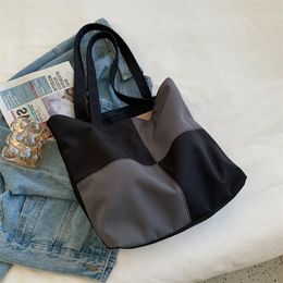 Evening Bags Large Capacity Panelled Totes Shoulder For Women Top Handle Women's Bag 2022 Trend Tote Fashion Casual Woman HandbagsEvenin