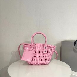 Designer Tote Bag Women Messenger Bags Luxurys Vegetable Basket Handbag Fashion Shoulder Handbags Top Quality Purse Openwork Weave Packs three Colours