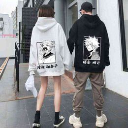 Harajuku my hero academia Unisex Hoodies Couple wear Japanese Anime Boku no Hero Academia Printed Men's Hoodie Streetwear G220429