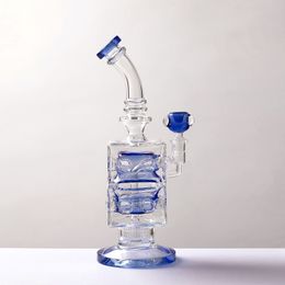 Hookah glass bong bongs ash catcher bubbler Smoking Accessories C Blue hookahs oil rig bubbler Unique design You can Customise the Colour Full height 12.5 inches