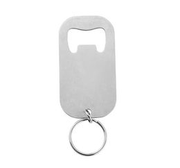 2021 NEW Protable Keychain keyring Stainless Steel opener Beer Bottle Opener Big and small size Can Customise logo