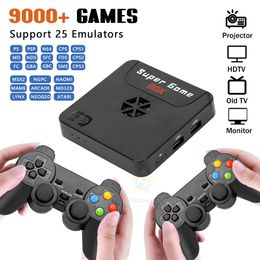 X5 Console per videogiochi retrò portatile Super WIFI TV Game Box con oltre 9000 giochi per PS / PSP / N64 Supporto uscita AV HD 3D