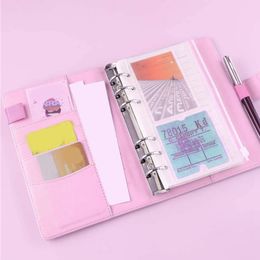 Gift Wrap Budget Planner Money Envelopes Cash Stuffing Binder With 12 Sheet PinkGift