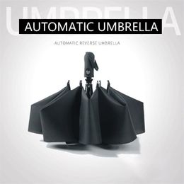 Fully Automatic Folding Umbrella Business Gentleman An Open Man's Fully Automatic Umbrella High-end Products T200117